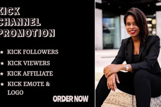 do organic kick promotion, kick channel promotion