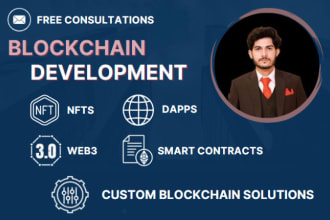 develop blockchain web3 dapps and smart contracts