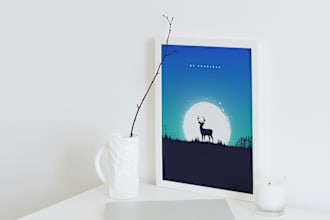 design printable colorful wall art poster canvas for etsy or home