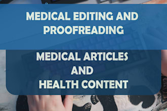 proofreading doctor for medical and health content