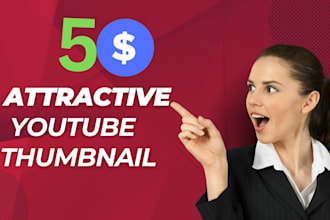 design amazing youtube thumbnail very fast