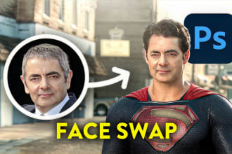 swap face, head, change person, add or remove people, fix blinking, looking away