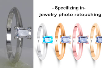 expert jewelry retoucher and product image editing