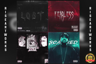 design you a music album cover art for spotify or printing