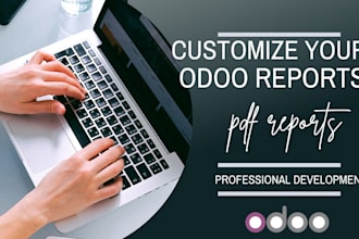 develop design customize your odoo invoice sale order po and all reports