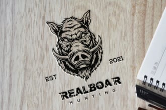 design a unique hunting logo for you