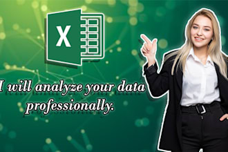 excel data analysis or statistical data analysis with excel