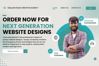 design personal portfolio wordpress website with divi, elementor, beaver builder