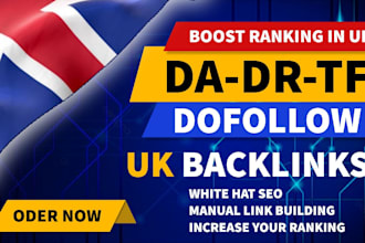 build high tf da dr UK contextual seo dofollow backlinks