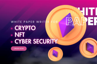 be your crypto and nft white paper writer