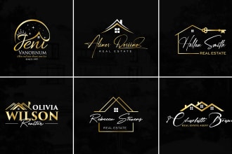 do  modern luxury propertyor realtor signature logo