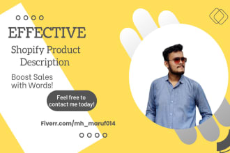 write effective shopify product description
