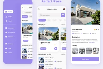 build real estate agent app, property rental app, real estate website