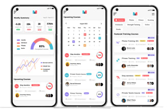 design mobile app UI UX for ios and android with figma mockup