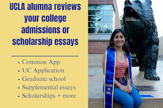 edit your college, graduate school, or scholarship essays