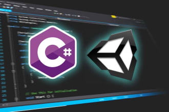 teach you unity game development 2d,3d,ar and VR