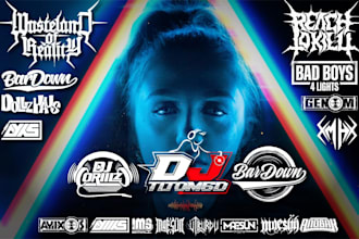 design a custom music dj or band logo for your business