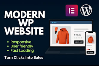 build a modern responsive results driven wordpress website