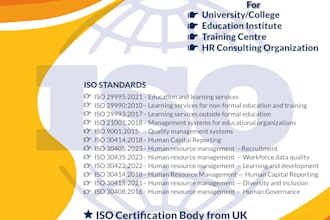 assist to get iso certification