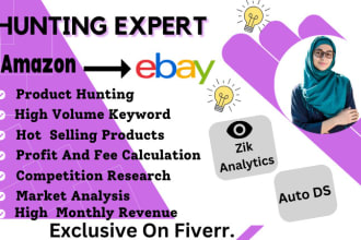 do product hunting from amazon to ebay in USA UK marketplace