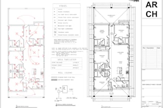 draw generic floor plan, city permit plan as needed urgently