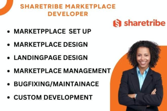 setup and customize sharetribe marketplace with landing page