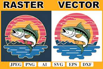 convert ai image to vector and images flaw fixing, upscaling, text corrections