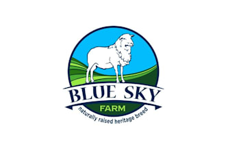 create aggro animal dairy farm pet agricultural logo design