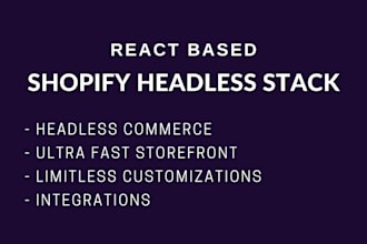 create hydrogen shopify store UX UI design