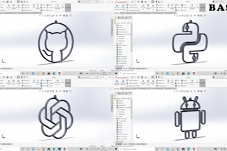 design a 3d model for print