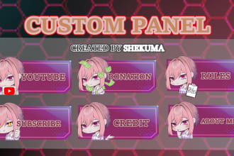 draw custom twitch panels