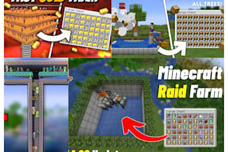 build any farm for you in minecraft java and bedrock