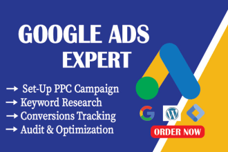 set up google PPC ads campaign optimization and management