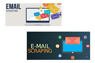 help you scrape for contact list building, information website, data scraping