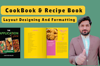 design and format cookbook recipe book layout designing formatting amazon ebook