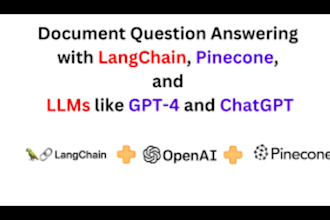 develop ai chatbot with chatgpt or llm openai langchain pincone