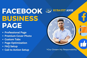 create, setup and optimize  your  facebook business page