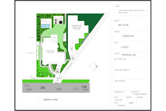 create 2d landscape site plan, backyard layout, garden and planting plan design