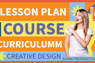 assist in course content, lesson plans, and course curriculum