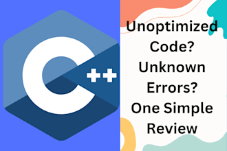 debug, review, correct, complete or make comments in your cpp code