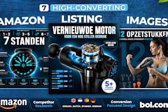 design amazon listing images and bol infographics