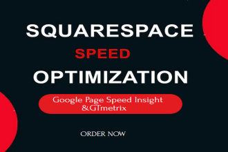 do squarespace speed optimization on google pagespeed and gtmetrix
