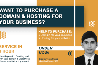assist you in buying the best domain and hosting