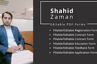 create a fillable pdf form convert to fillable pdf form