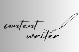 be your SEO content writer and blog writer