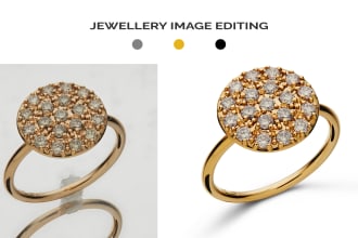 do professional high end jewelry retouching and  enhancement
