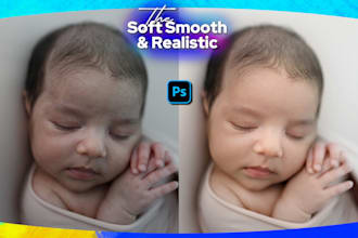 professionally retouch newborn, infant, kids, toddler, maternity family photos