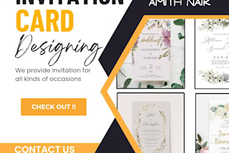 make luxurious invitation card designs for all your needs