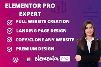 convert figma, PSD design to wordpress using elementor pro