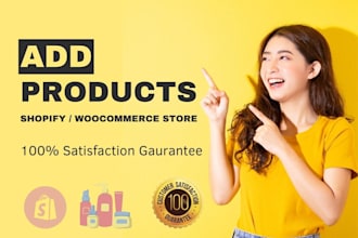 add products to your woocommerce or shopify store